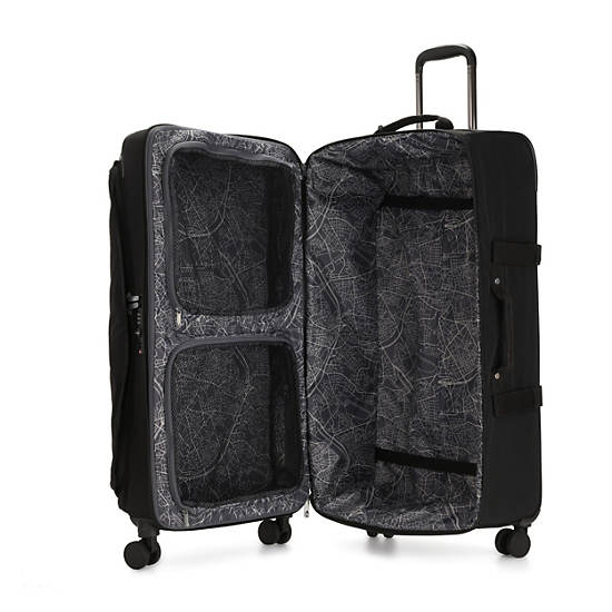 Kipling Spontaneous Large Rolling Bőröndök Fekete | HU 1746ZU